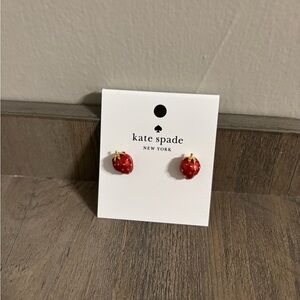 Kate Spade Red Strawberry Earrings